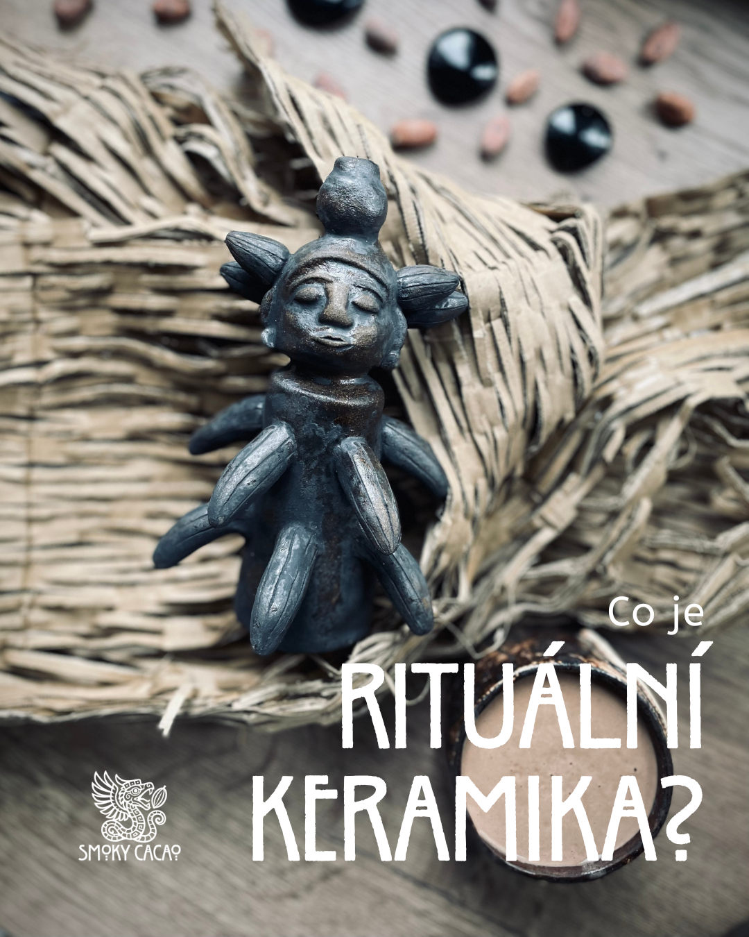 Rituální hrnek na kakao a rituální keramika
